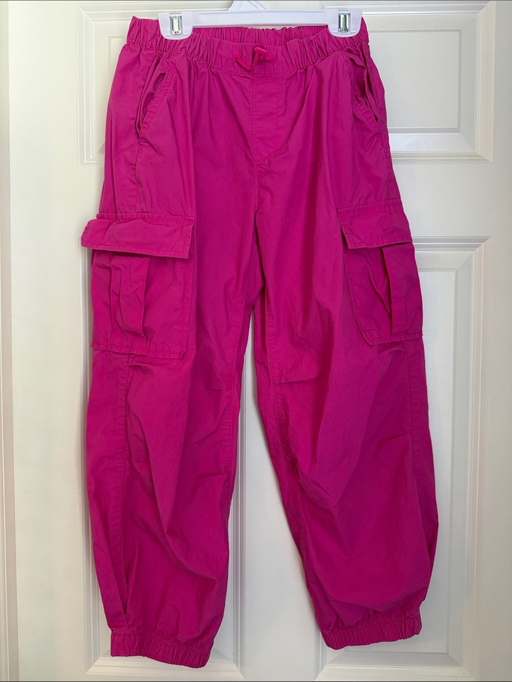 GAP Kids Cargo Jogger Parachute Pants - Hot Pink